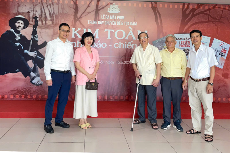 Ra mắt phim tài liệu: “Kim Toàn - Nhà báo, chiến sĩ”